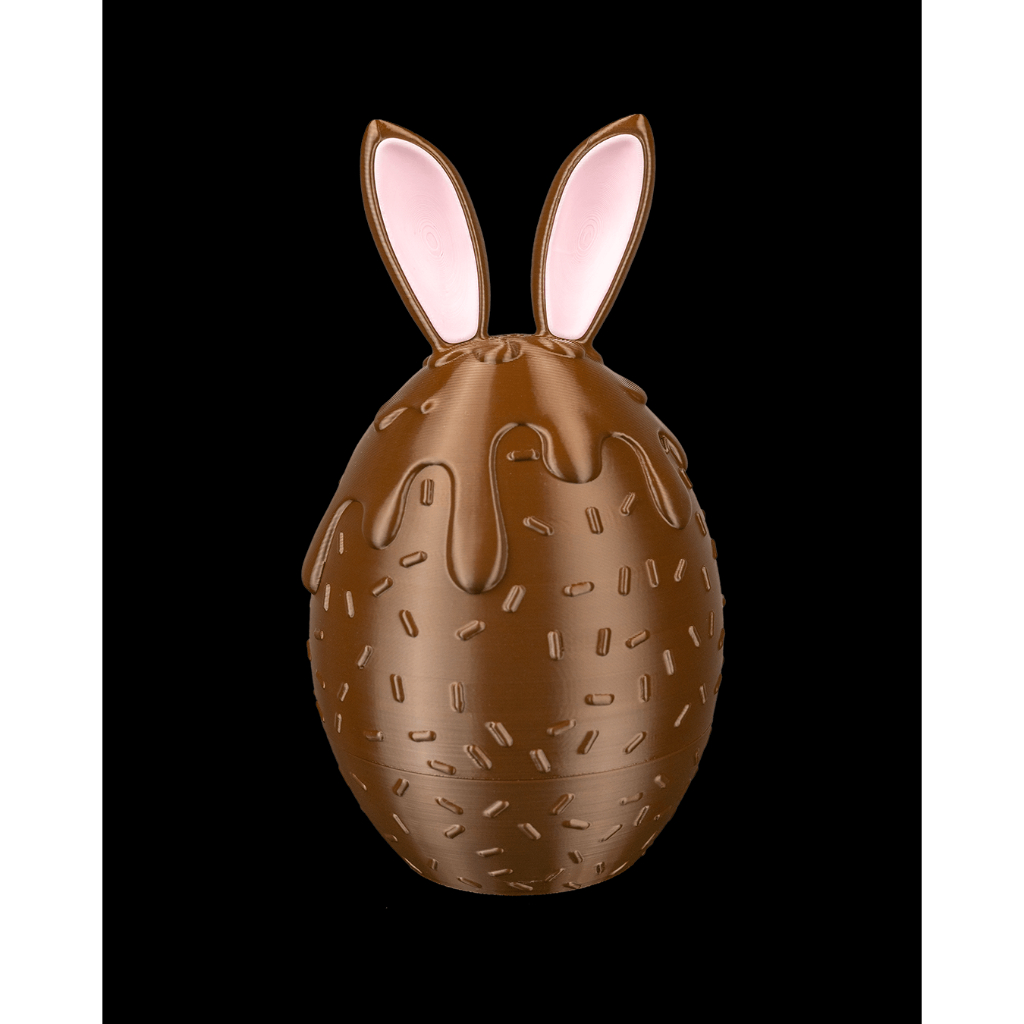 Porta Bombom Páscoa Coelho Chocolate com Tampa – Caixa Porta Doces Decorativa Reutilizável