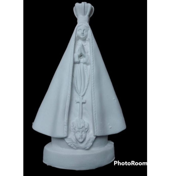 Kit 10 Imagens Nossa Senhora Aparecida 24cm de gesso