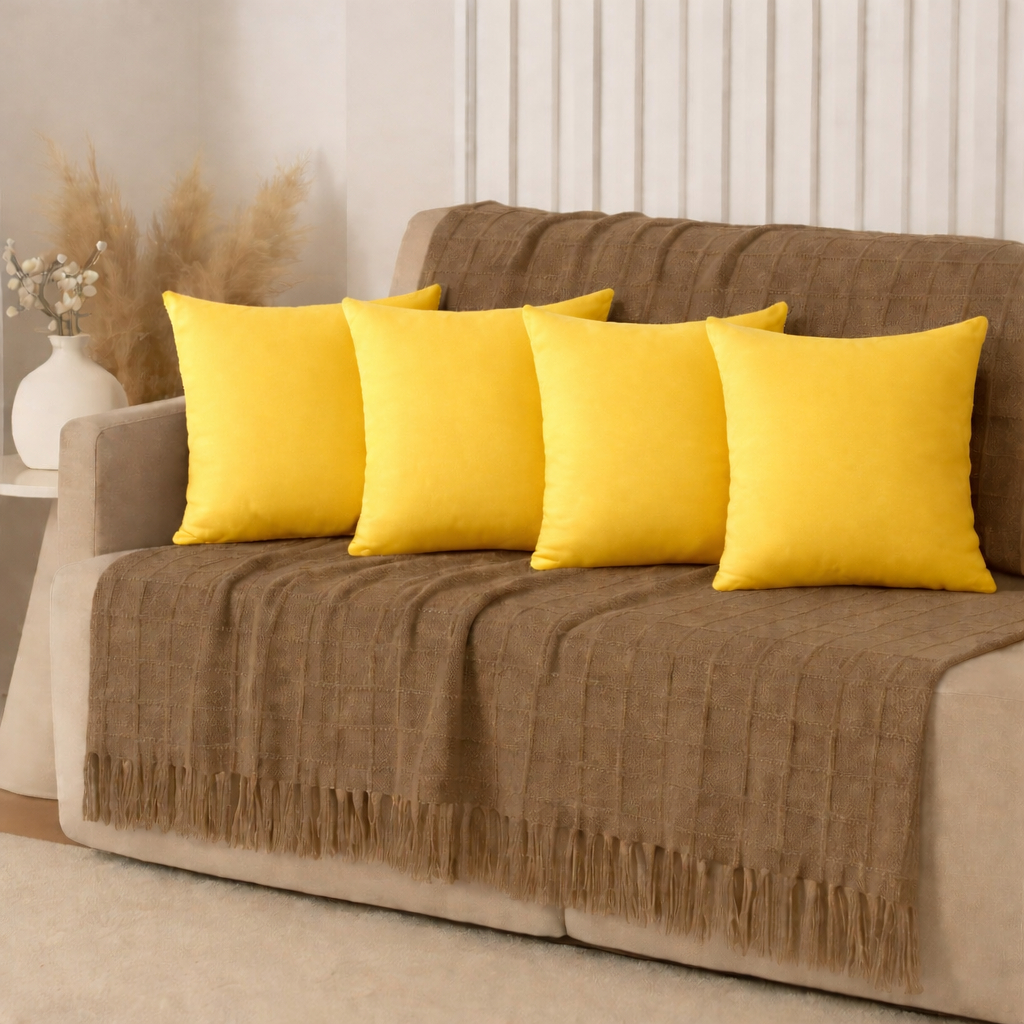 Duas Capa de Almofada 45x45 cm Decorativa – Renove Sua Casa com Estilo