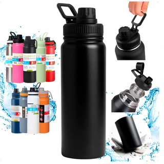 Garrafa Térmica 800ml Espacial Quente & Frio Com Isolamento Térmico De Grande Capacidade em Oferta na Shopee