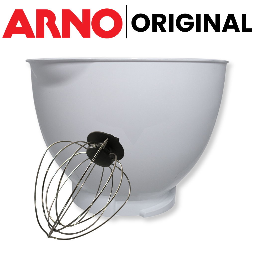 Kit 2 Peças Arno – 1 Tigela + 1 Batedor para Batedeira | Encaixe Perfeito