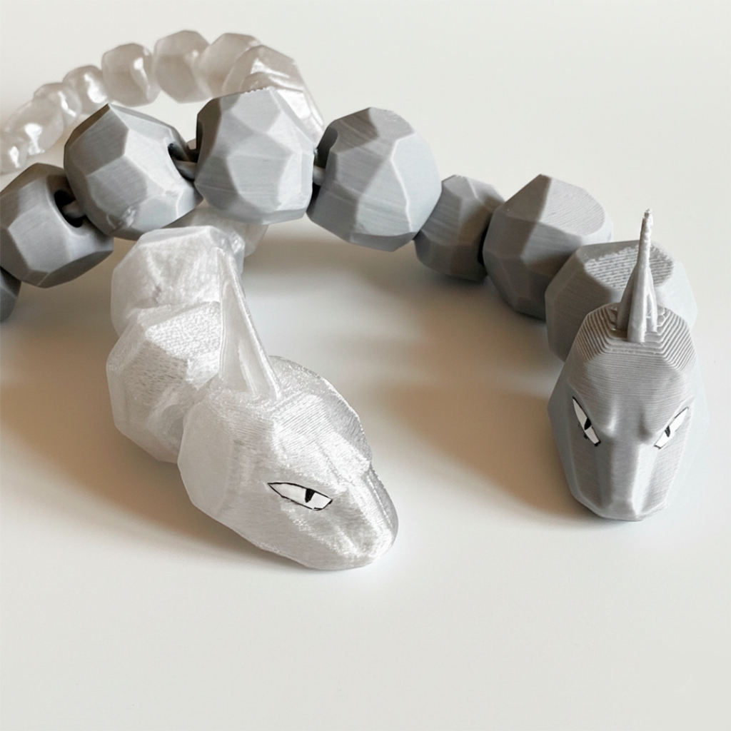 Pokémon Onix Articulado 3D - Boneco Colecionável Realista Geek Premium - Envio Imediato em Oferta na Shopee