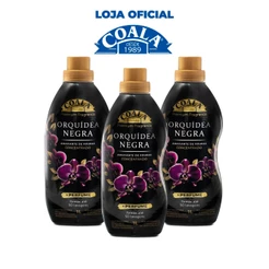 Kit Coala Laundry 3 Amaciantes - Orquídea Negra 1L