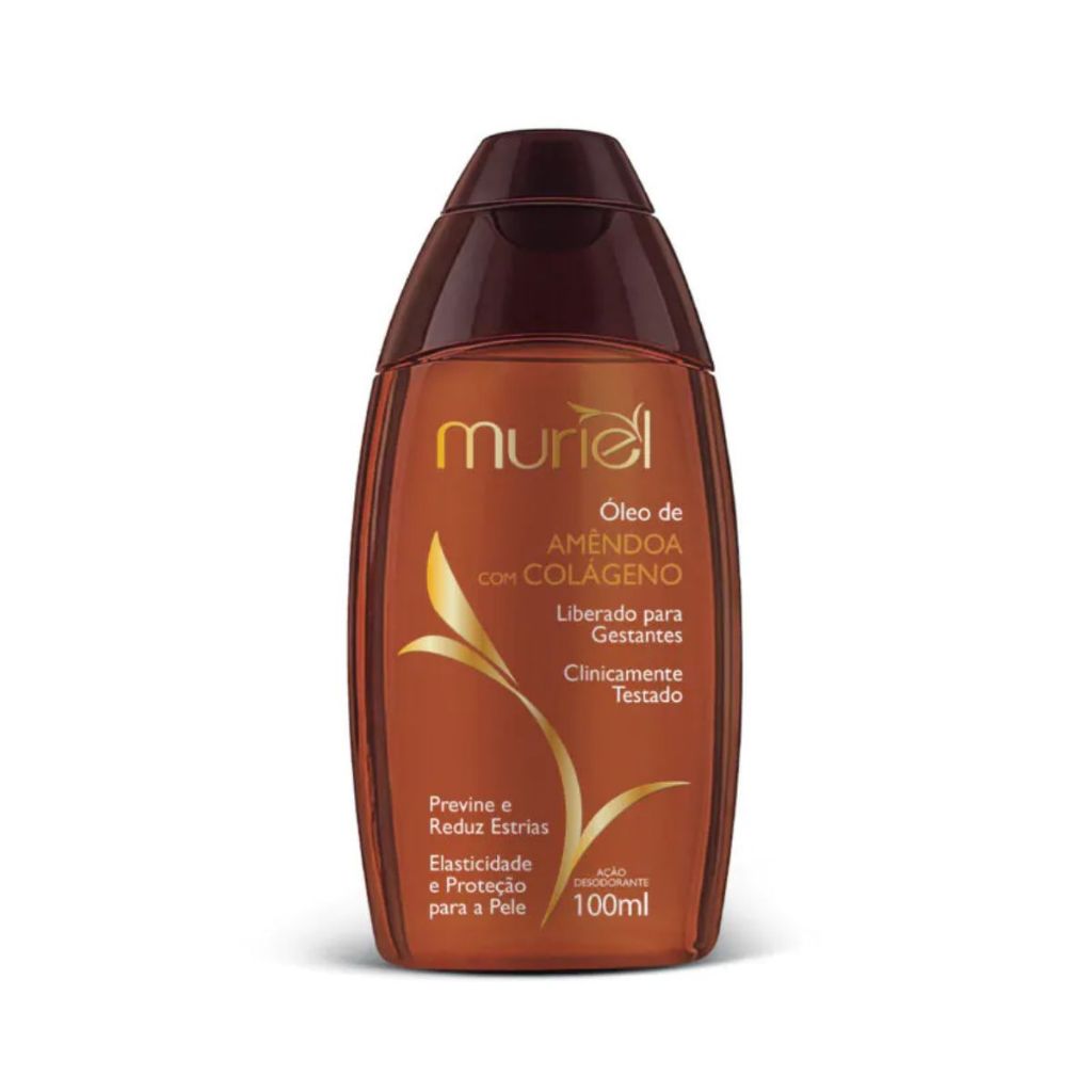 Óleo Corporal Muriel Amêndoa com Colágeno 100ml em Oferta na Shopee