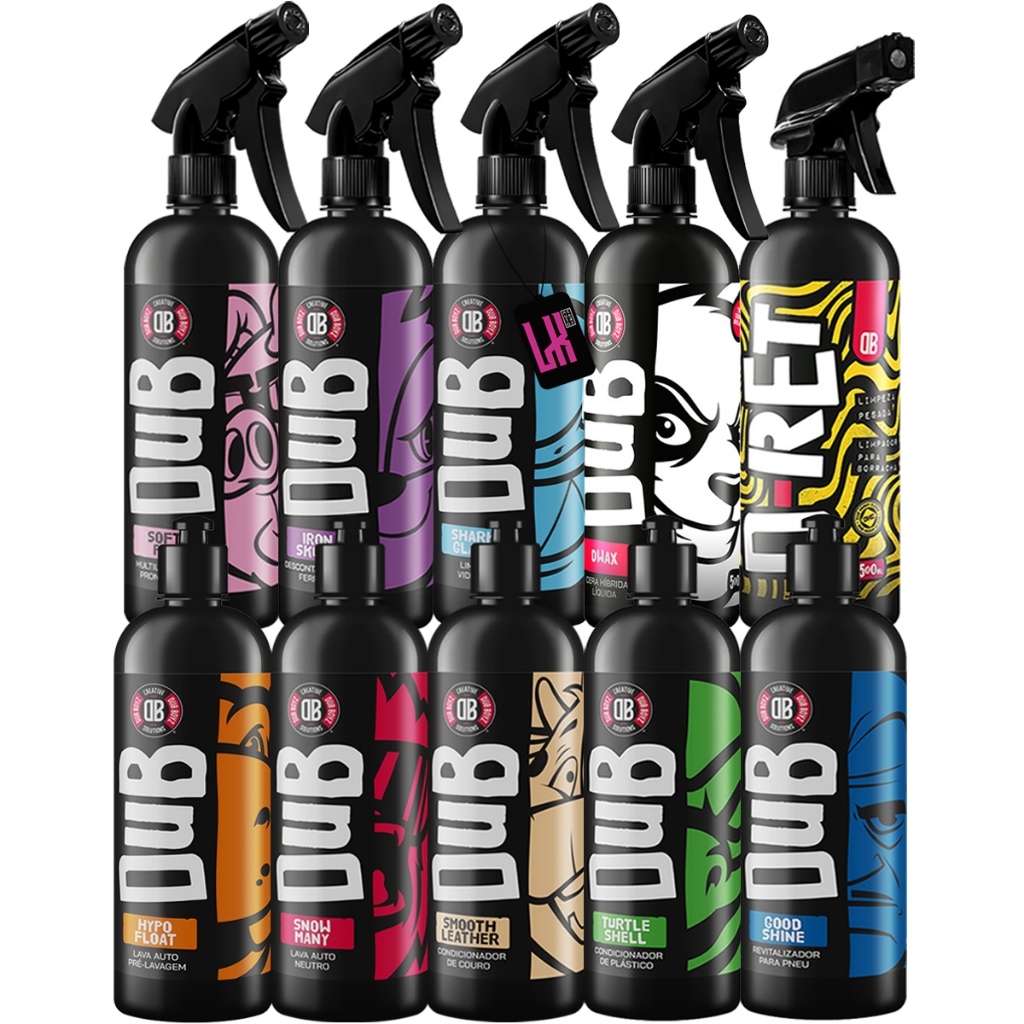 Kit Completo Lavagem Profissional Estética Automotiva Dub Boyz 500ml