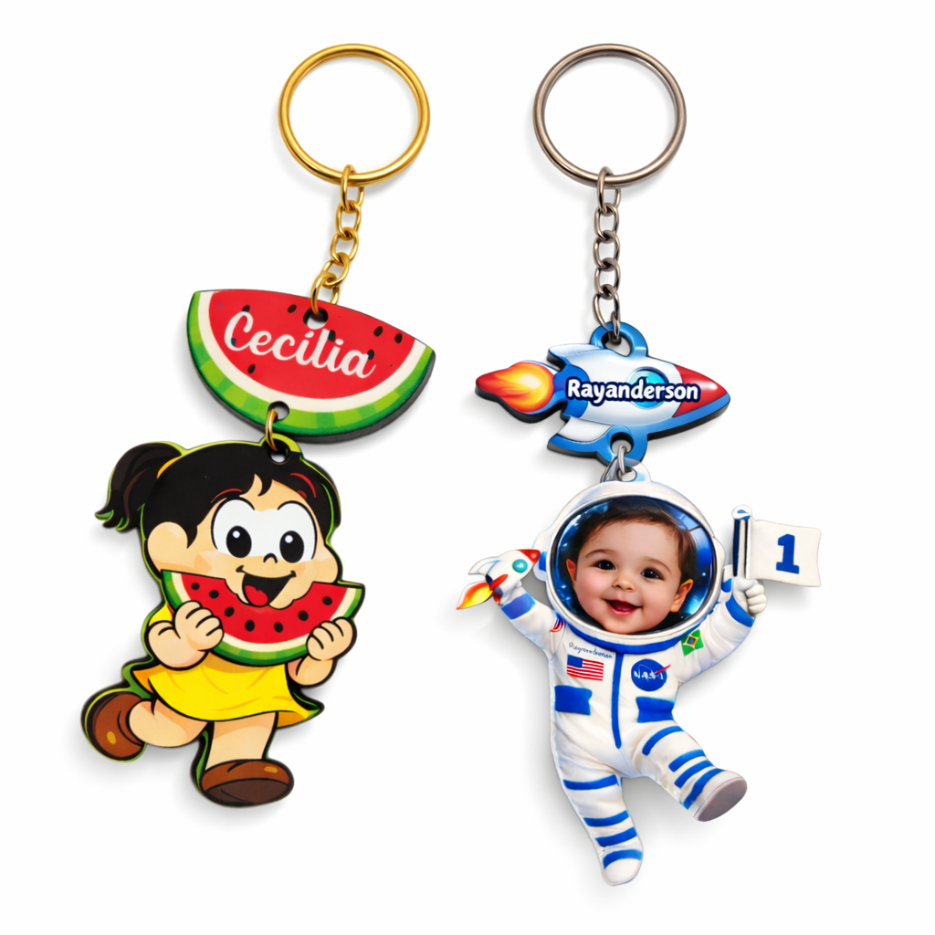 Kit Chaveiro Lembrancinha Personalizado MDF 3mm Temas Empresa