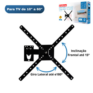 Suporte Articulado para TV e Monitor de 10 a 60 Polegadas 5 Anos de Garantia e Alta Qualidade