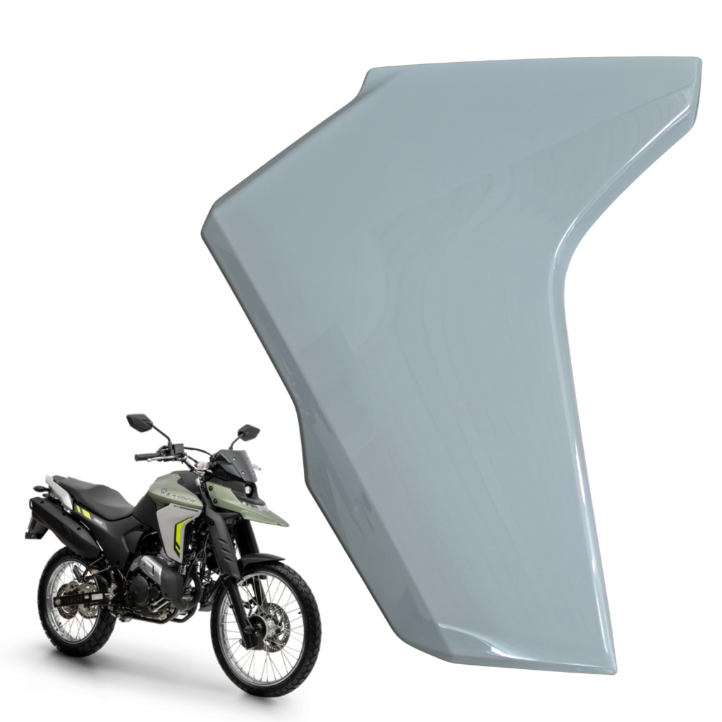 CAPA ABA TANQUE DIREITA ORIGINAL YAMAHA XTZ LANDER 250 2025 CINZA