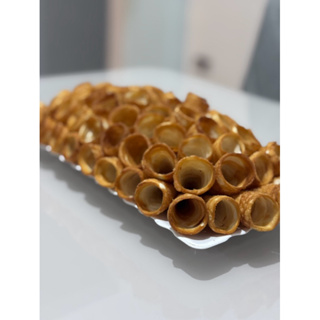 Canudos crocantes prontos para rechear - 140 unid. em Oferta na Shopee