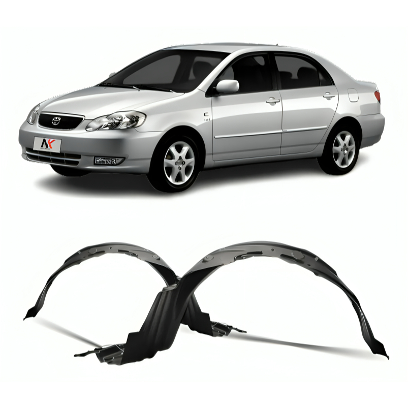 Par/Un Parabarro Dianteiro Corolla 2003 2004 2005 2006 2007 Fielder ASA URUBU MORCEGAO FORRO em Oferta na Shopee