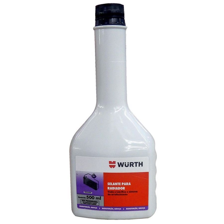 Wurth - Selante Biodegradável Para Radiador 500ml (Lubrifica Sela Furo Trinca no Arrefecimento)