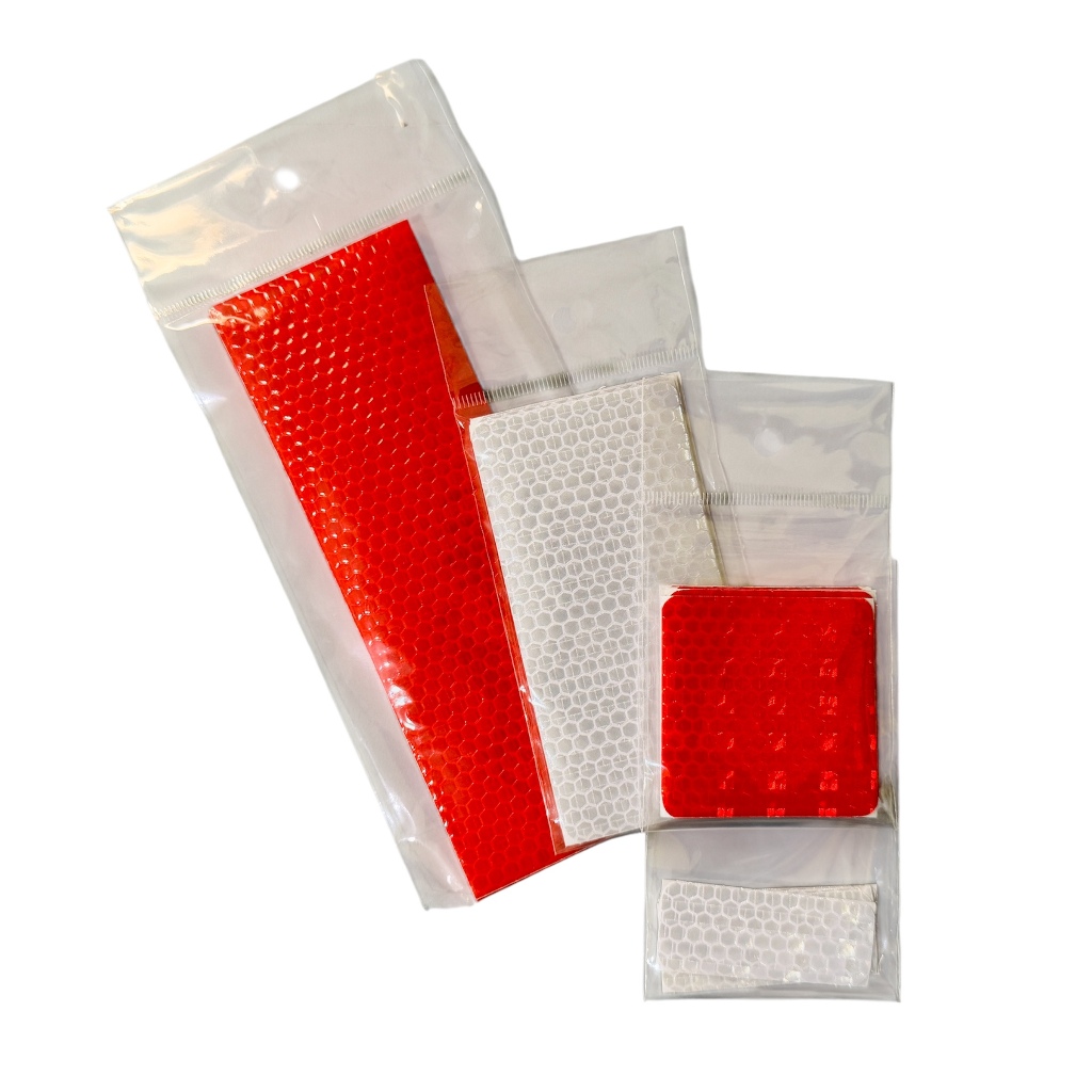 ADESIVAS REFLETIVAS PARA CARRO, MOTO, BIKE - 10 UNIDADES