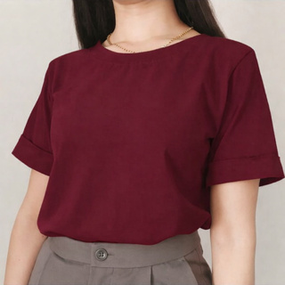 Blusa Básica T-shirt Laura em Oferta na Shopee