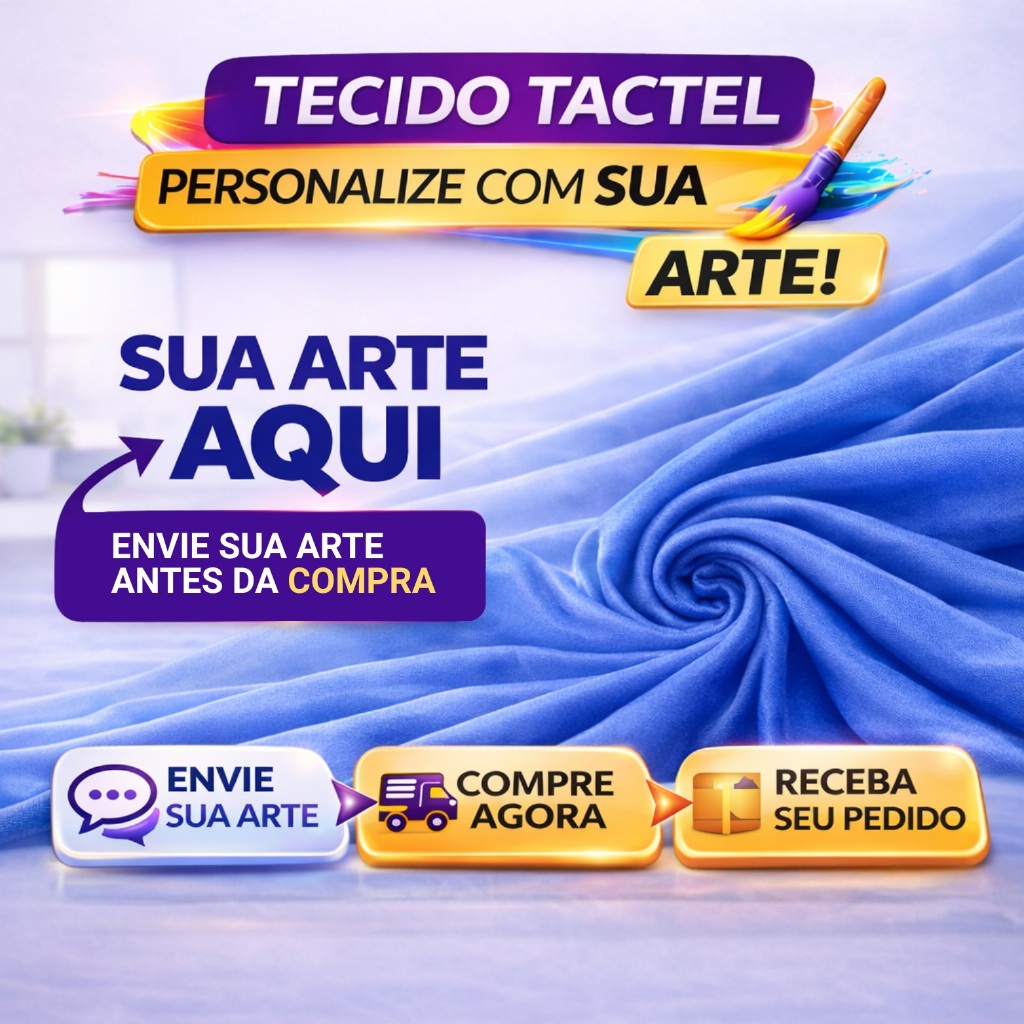 Tecido Microfibra Tactel Personalizado com Sua Arte | Enviar a Arte Antes de Finalizar a Compra em Oferta na Shopee