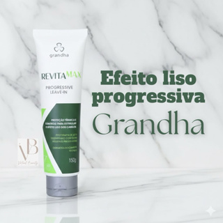 Grandha Finalizador Efeito Liso Progressive Leave-in Revitamax  150g em Oferta na Shopee
