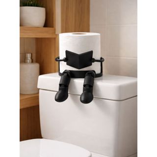 Suporte para Papel Leitor Animado com Pernas Articuladas Home Decore Banheiro Casa e Banho em Oferta na Shopee