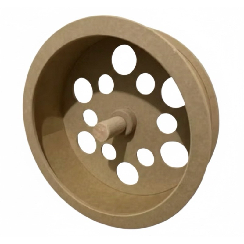 Carretilha Pipa 16 Pol 40cm ( 12 ) furos Com Rolamento