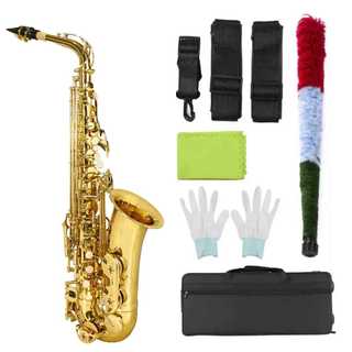 Sax Alto Saxofone Konig Eb Dourado Completo Testado por Luthier