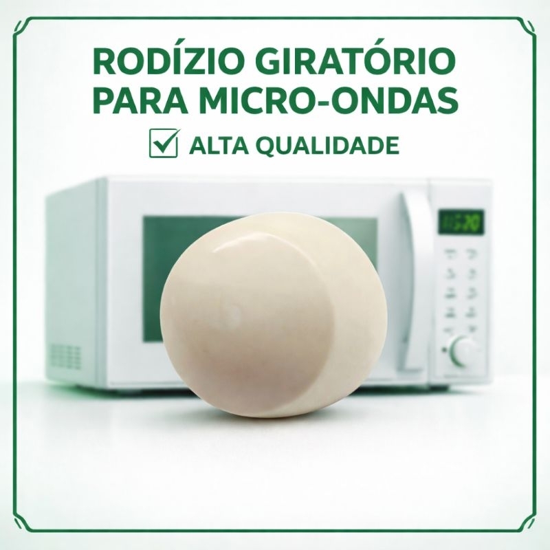 Botão Giratório para Micro-Ondas  *Brastemp Jet Defrost 27L* - Atende alguns Modelos