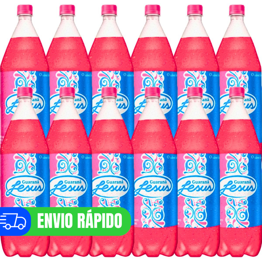 Guarana Jesus Refrigerante Do Maranhão Pack C/12 Pets 1l em Oferta na Shopee