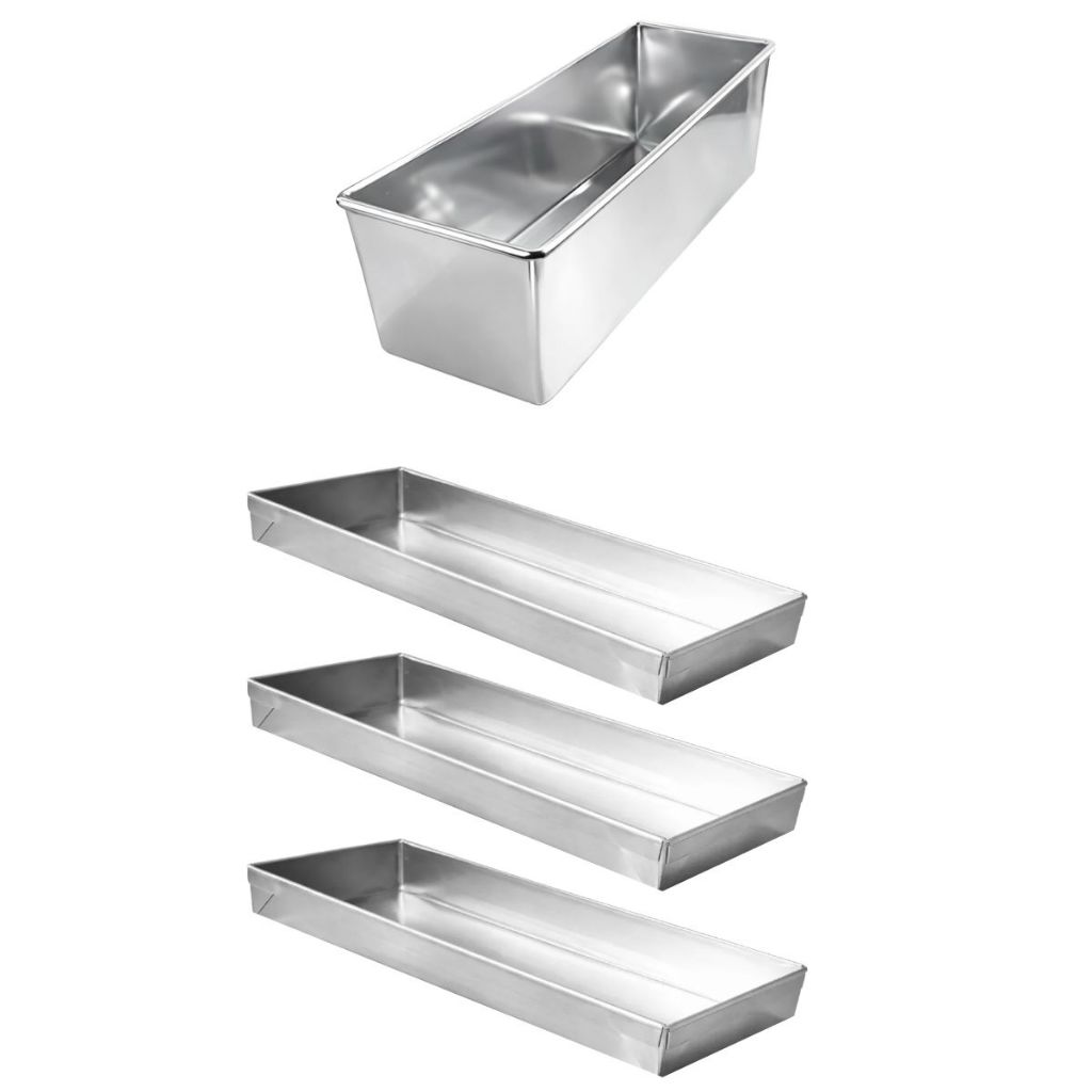 Forma Bolo Fatia 30x10x10 - 1 und + Fatia 30x10x3 - 3 und em Oferta na Shopee