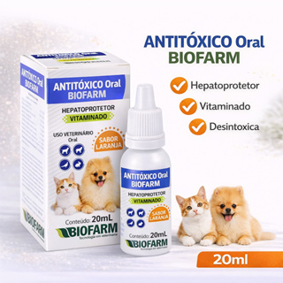 Antitóxico Oral Biofarm Hepatoprotetor Sabor Laranja 20ml em Oferta na Shopee