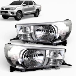 Farol Toyota Hilux Srx 2016 2017 2018 2019 sem Led Novo