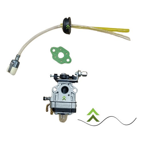 Kit Carburador Para Roçadeira Husqvarna 143rii 236r + Mangueira + Junta carburador