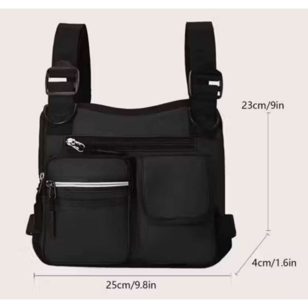 Bolsa Peitoral Masculino feminino Impermeável Esportivo Bolsa Bag Motoboy Unissex em Oferta na Shopee