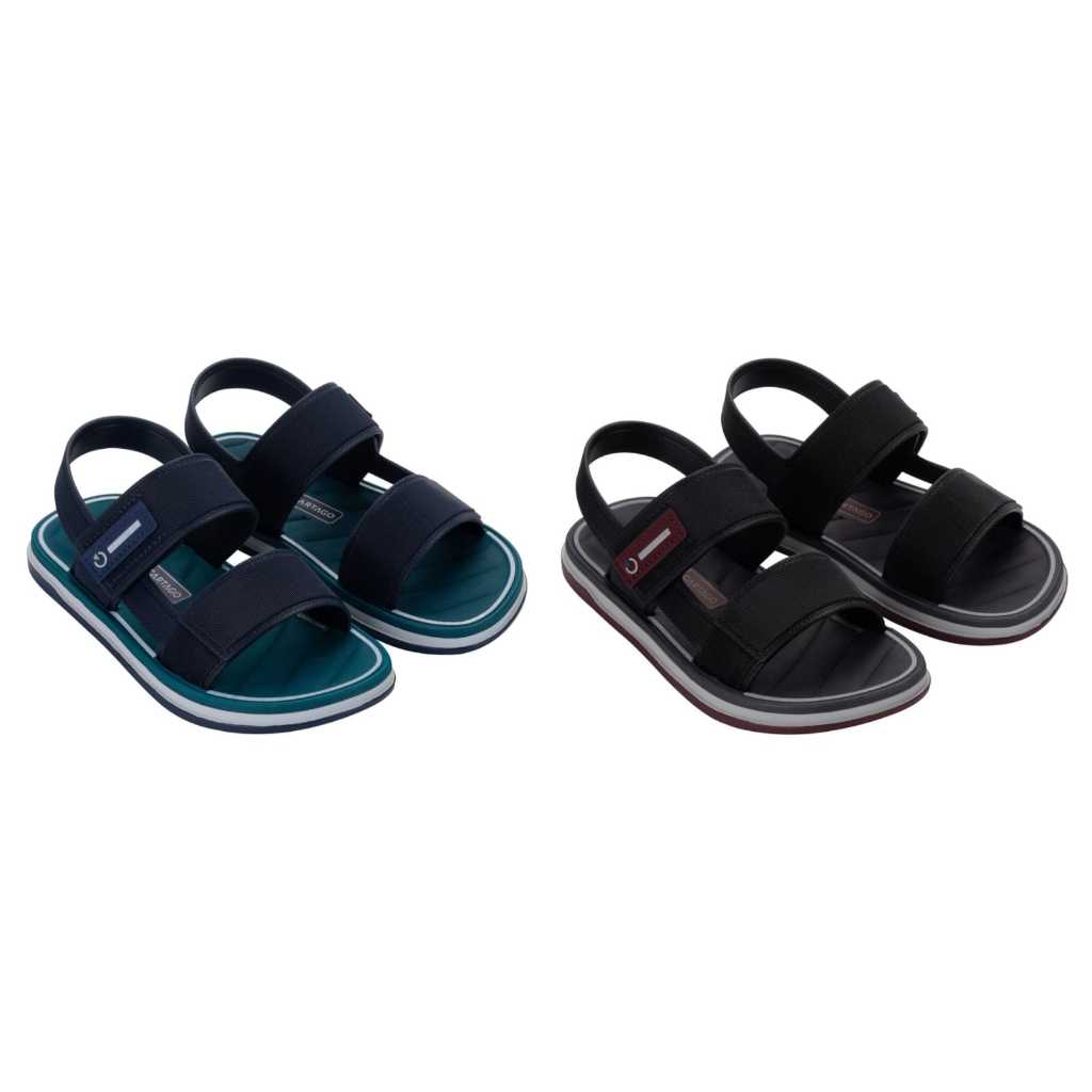 Sandália Papete Infantil Meninos Cartago Malaga Sport Regulagem Macia Escolar