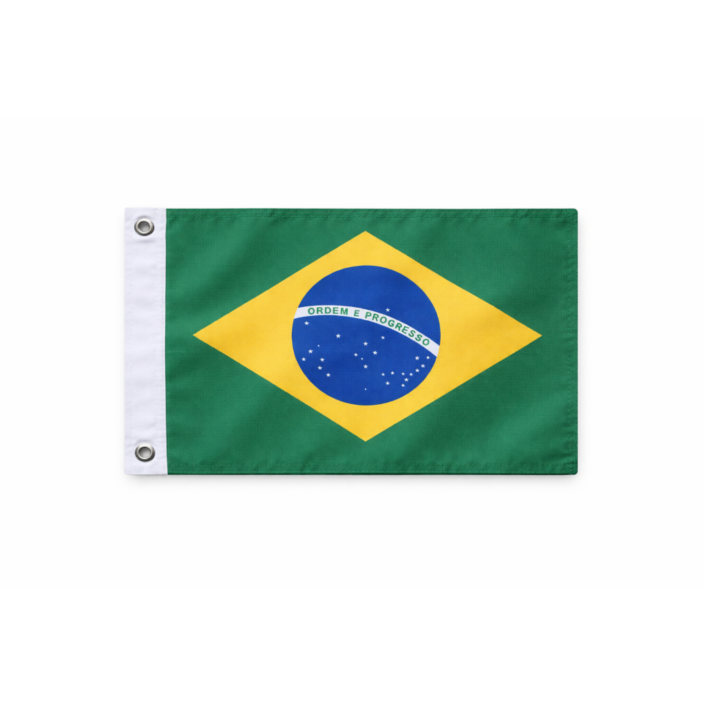 Bandeira Oficial Do Brasil Náutica Reforçada Barco lancha rebocador Jet-ski Iate