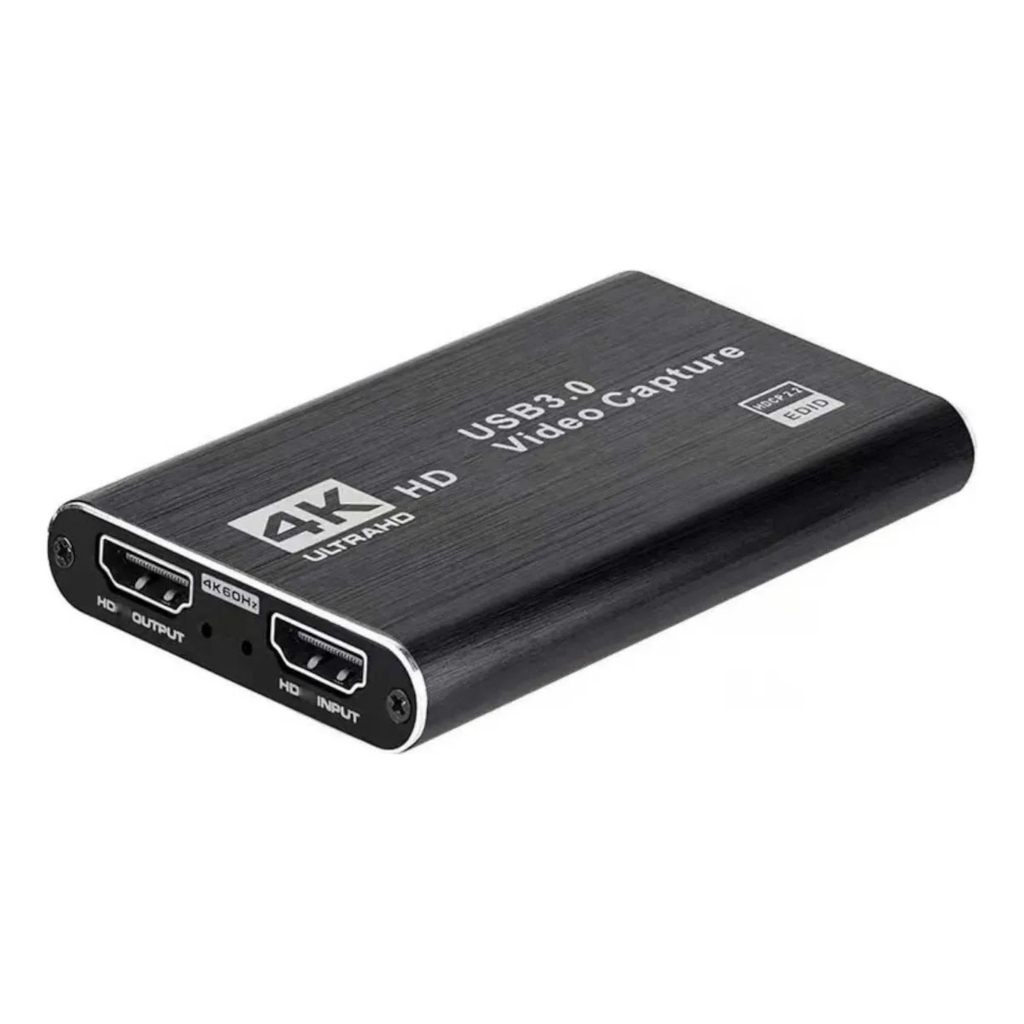 Placa de Captura 4K USB 3.0 HDMI 1080p 60fps FY-11133 para Streaming e Gravação Gamer