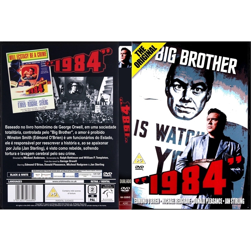 1984 O FUTURO DO MUNDO 1956 George Orwell  Edmond O’Brien dublado e legendado