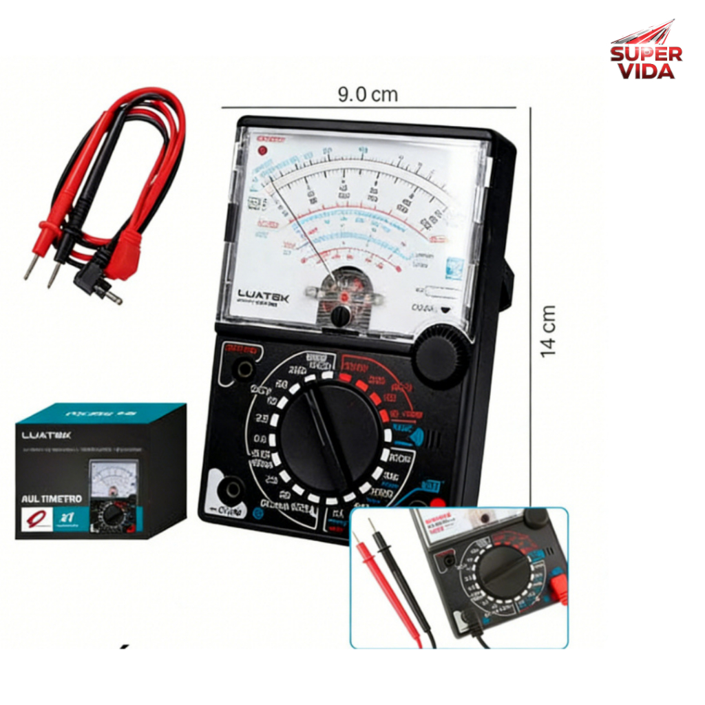 Multímetro Profissional LUATEK LWJ-326 - Medição de Tensão, Corrente e Resistência em Oferta na Shopee
