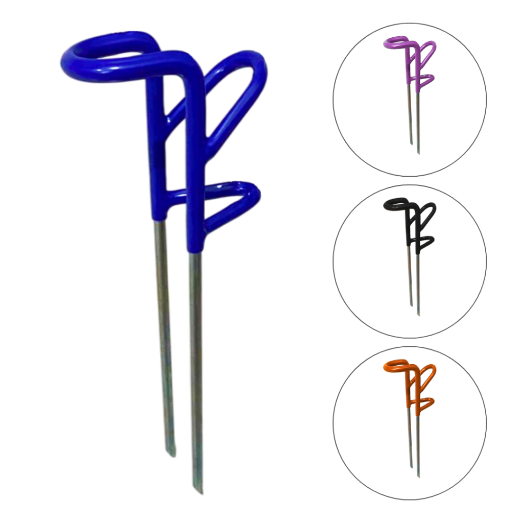 Suporte SK Trintada Emborrachado para Vara de Pesca com Tampa Protetora Reforçada