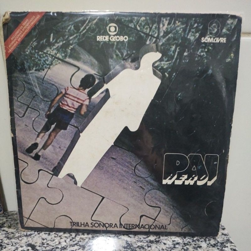 LP Vinil Trilha Sonora Novela Pai Herói Internacional