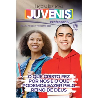 Revista Lições Bíblica Juvenis Professor 2º Trimestre 2026 em Oferta na Shopee