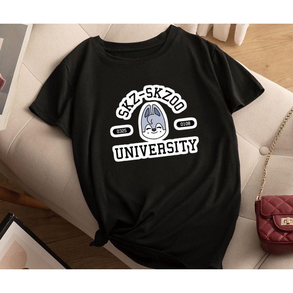 Camiseta inspirada stray kids look k-pop unissex Bang Chan - wolf chan