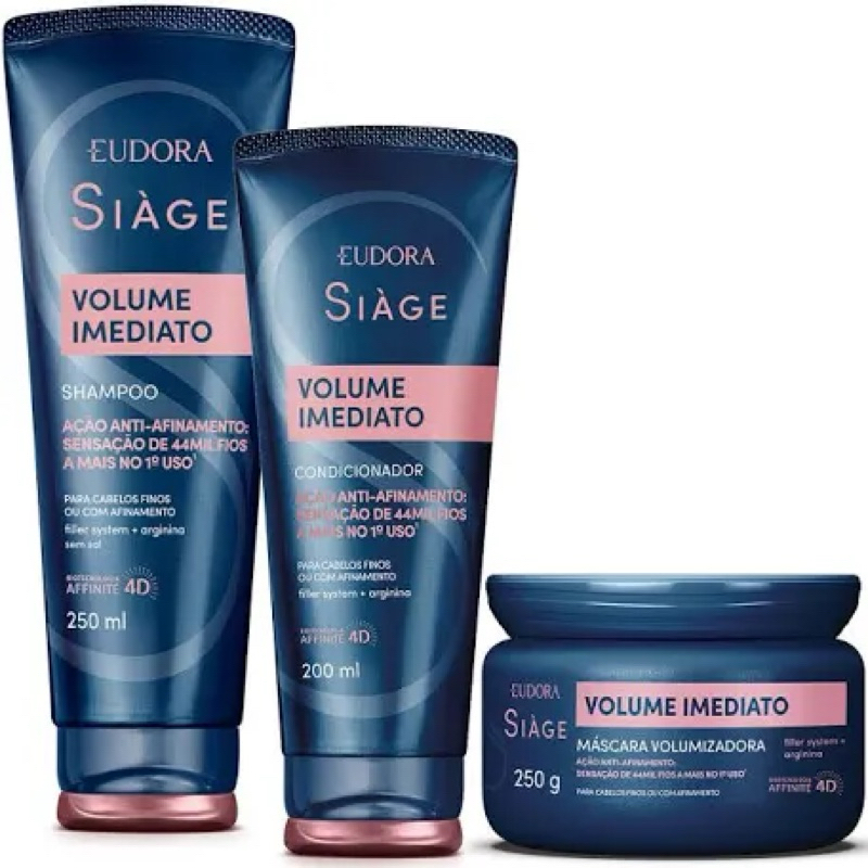 Kit Volume imediato Siage Eudora em Oferta na Shopee