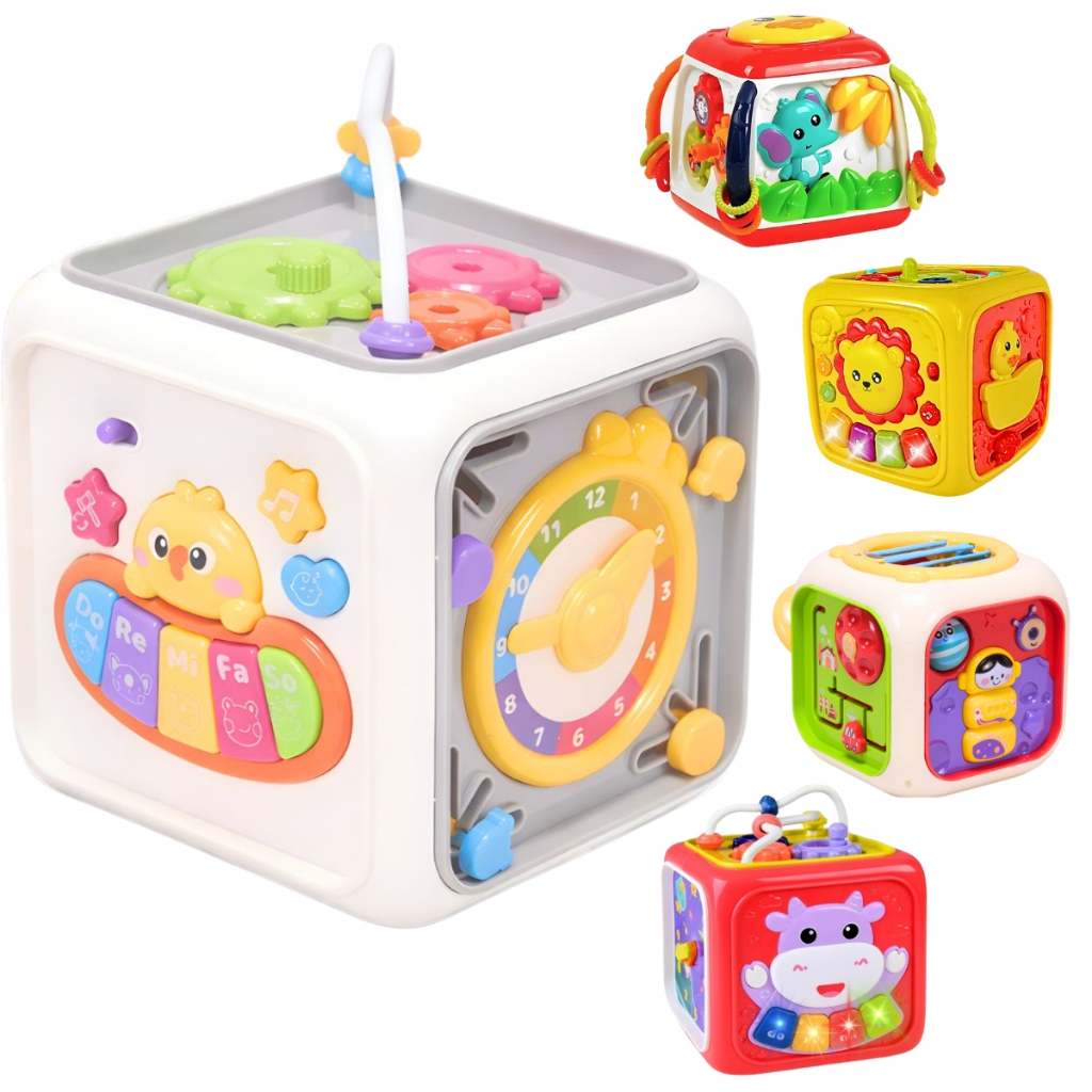 Cubo Aprendizagem Educativo Multifuncional Infantil Castela em Oferta na Shopee
