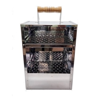 Churrasqueira Portátil Inox Queijinho Coalho Top Praia em Oferta na Shopee