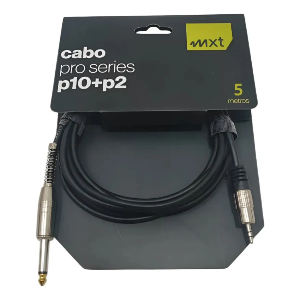 Cabo MXT 5 metros P10 + P2