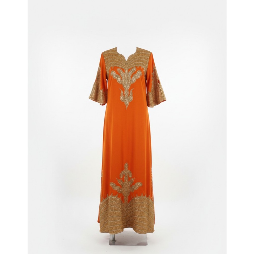 Vestido caftan estilo túnica marroquino bordado/ Moda/ Vestuário/bashacompany1/ Antiguidade/ Brechó Luxo