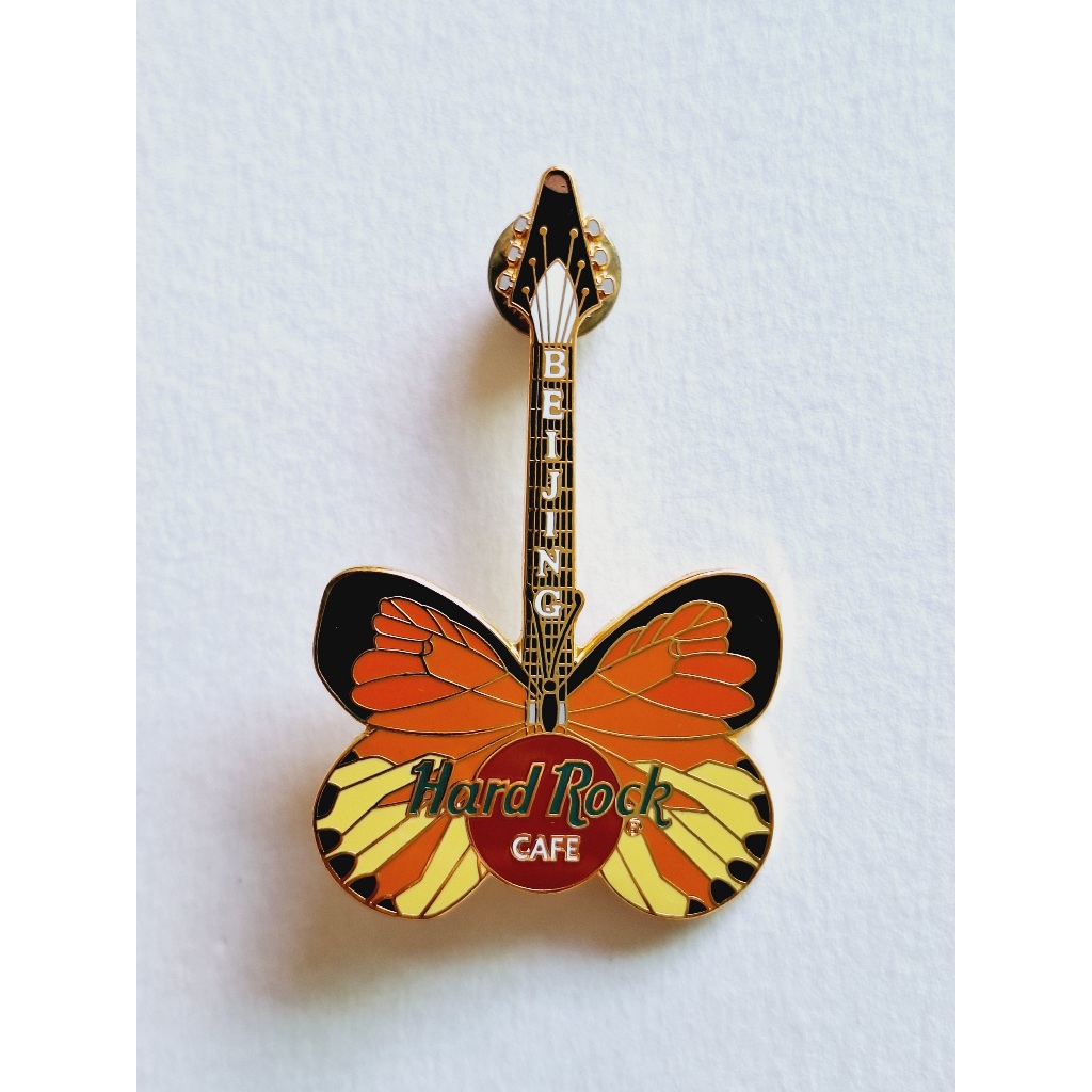 Pin / Broche - Hard Rock Cafe - Beijing - Butterfly Guitar Series 2002