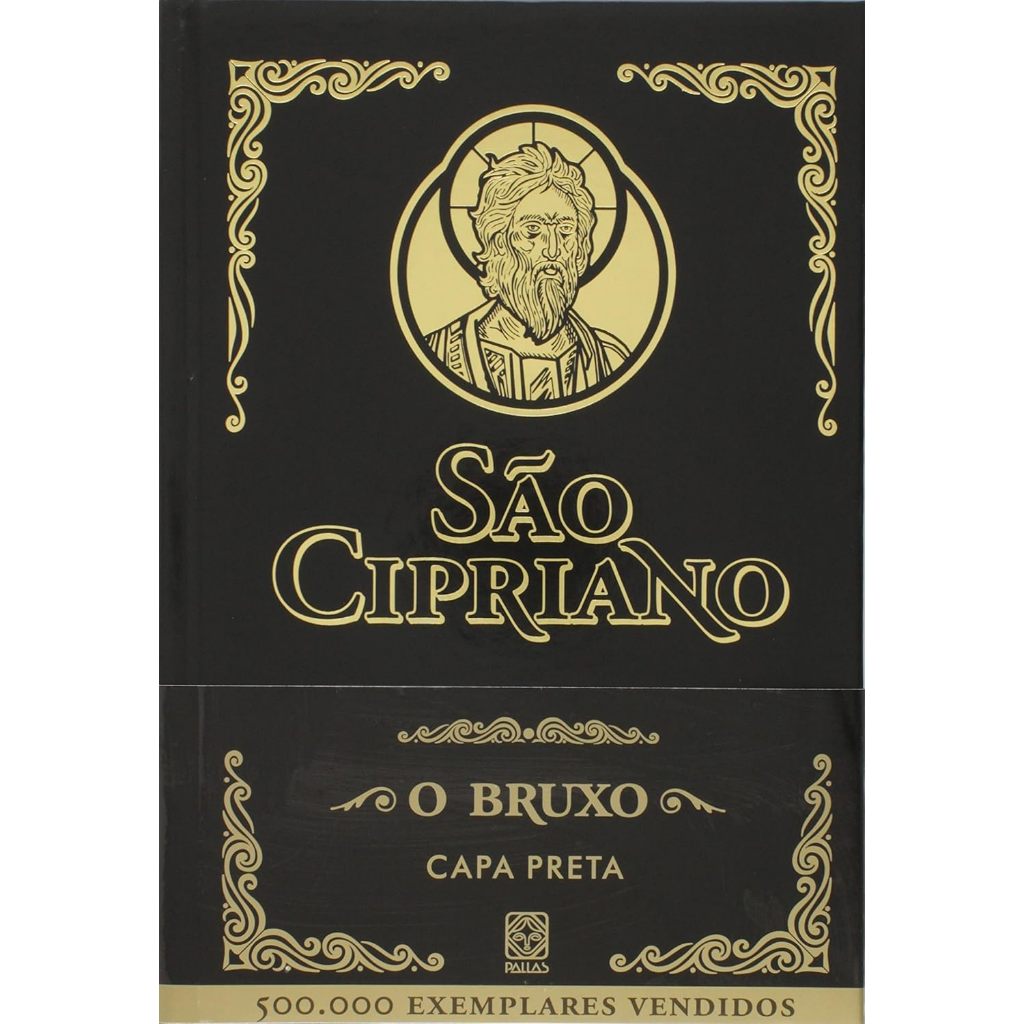 Livro -São Cipriano, o bruxo (capa preta)