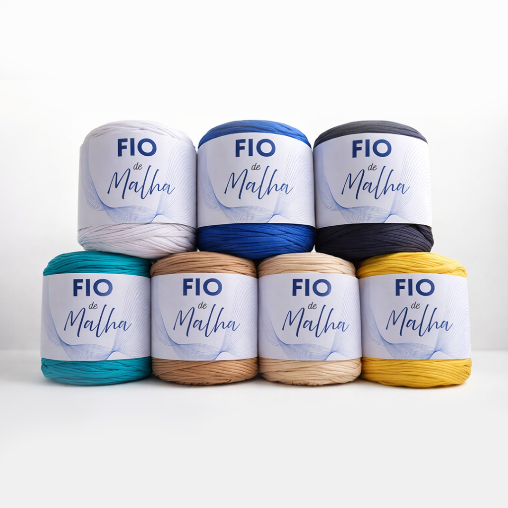 Fio de Malha 1kg para Crochê e Artesanato – Diversas Cores em Oferta na Shopee