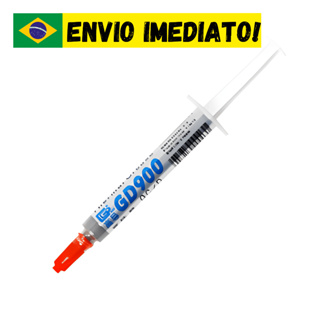 Pasta Térmica GD900 1g Alta Condutividade 4.8W/mK Para CPU GPU Notebook PS4 PC Dissipador Cooler Envio Rápido em Oferta na Shopee