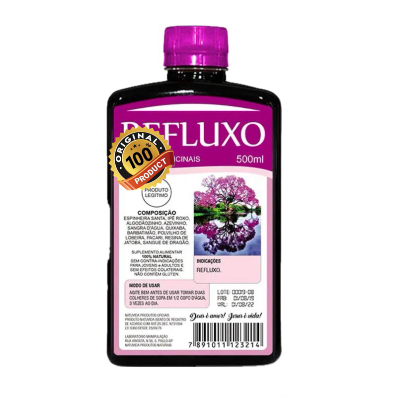 Produto 100% Natural - Re-fluxO
