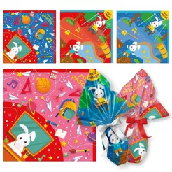 Kit 20 Sacos Express para Ovos de Páscoa Modelos Diversos - Cromus