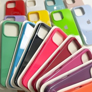 Capa Capinha Case Capa Capinha Case Iphone 15 / 15 Plus / 15 PRO / 15 PRO MÁX Silicone Aveludado com logo Apple Anti Que